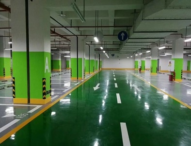 安顺安顺停车场标线施工